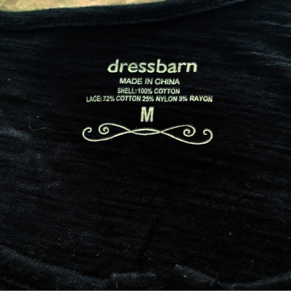 Dress Barn 3/4 Sleeve Lace Henley Size Medium Bundle of 3 - Picture 10 of 12